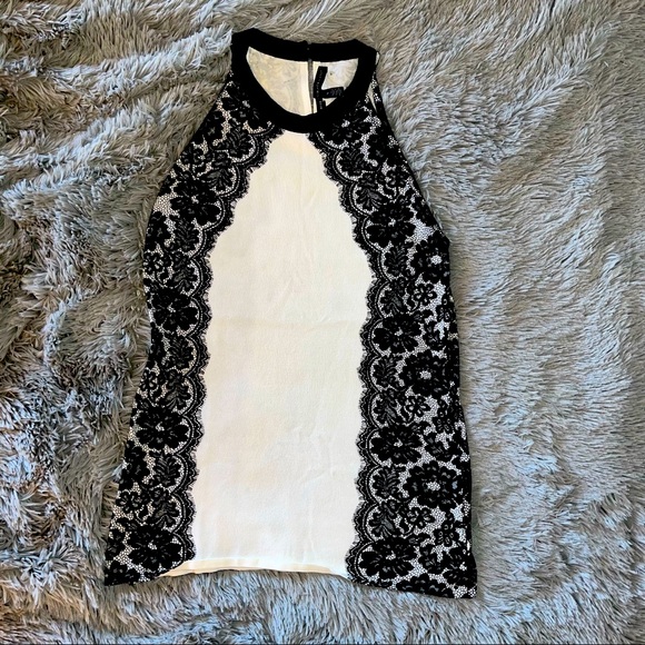White House Black Market Tops - WHBM lace looking tank top